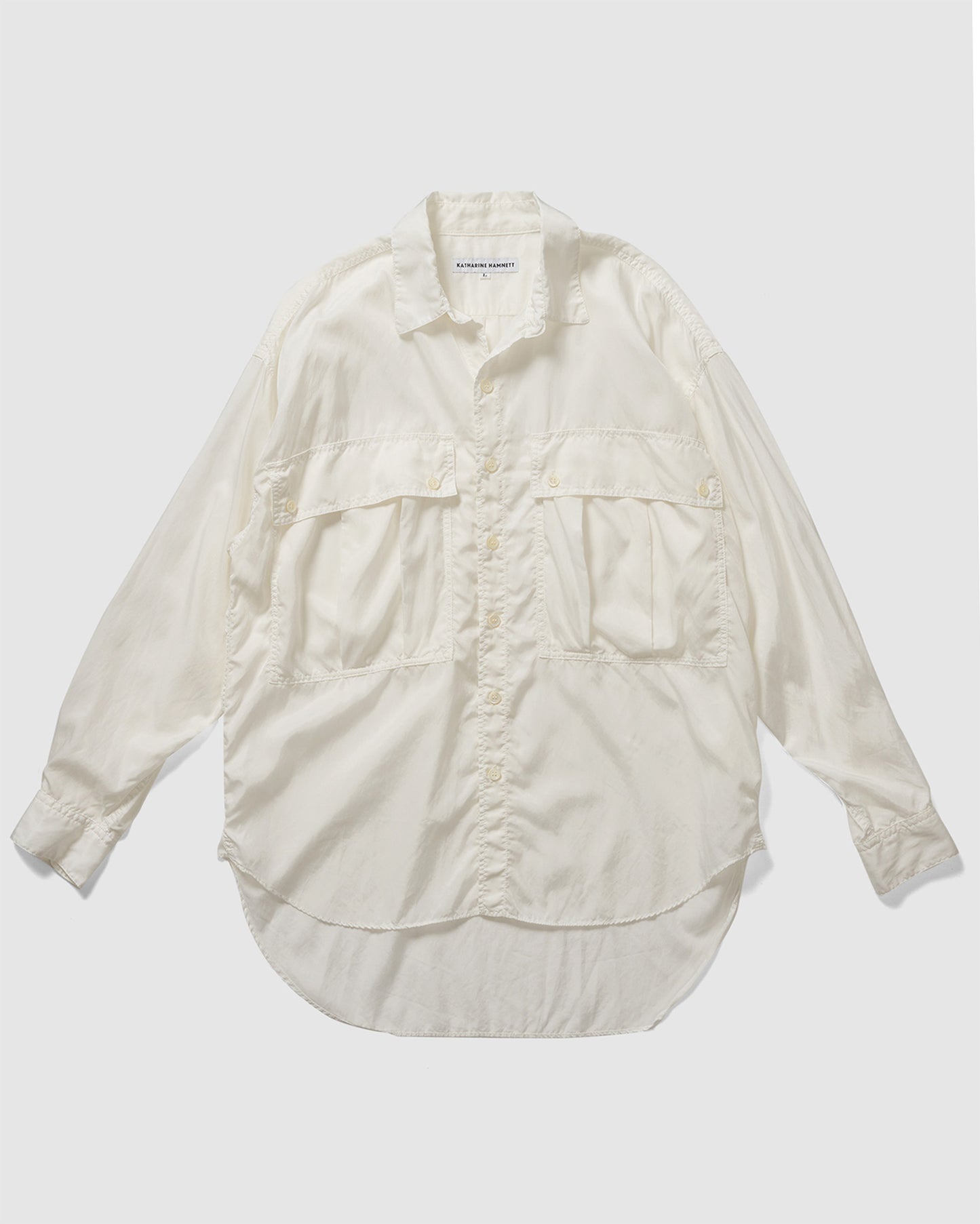 PARACHUTE LONG SHIRT WHITE