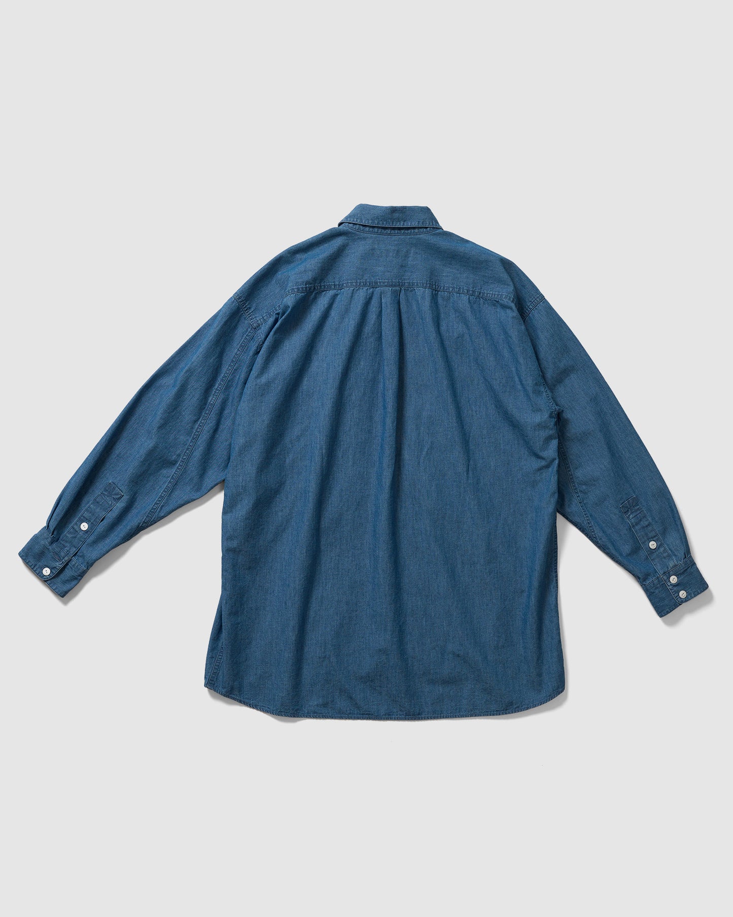 ORGANIC DENIM MULTI POCKET SHIRT LIGHTBLUE