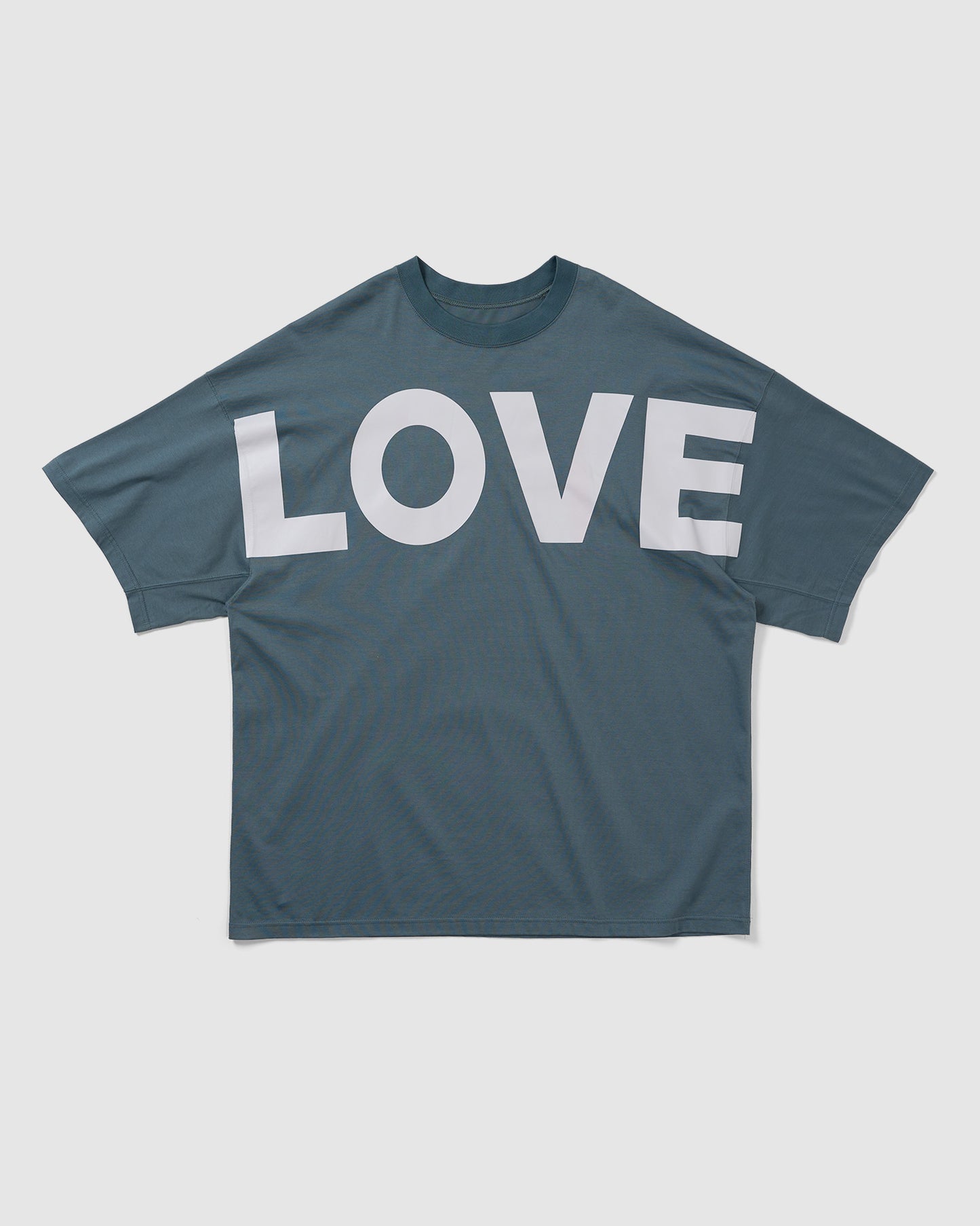 OVERSIZED SLOGAN TEE (BIGLOVE) GREEN