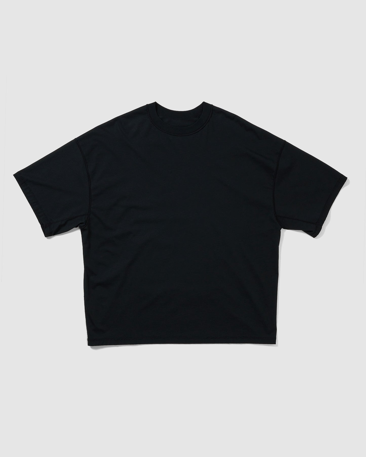 INSIDEOUT SLOGAN TEE BLACK