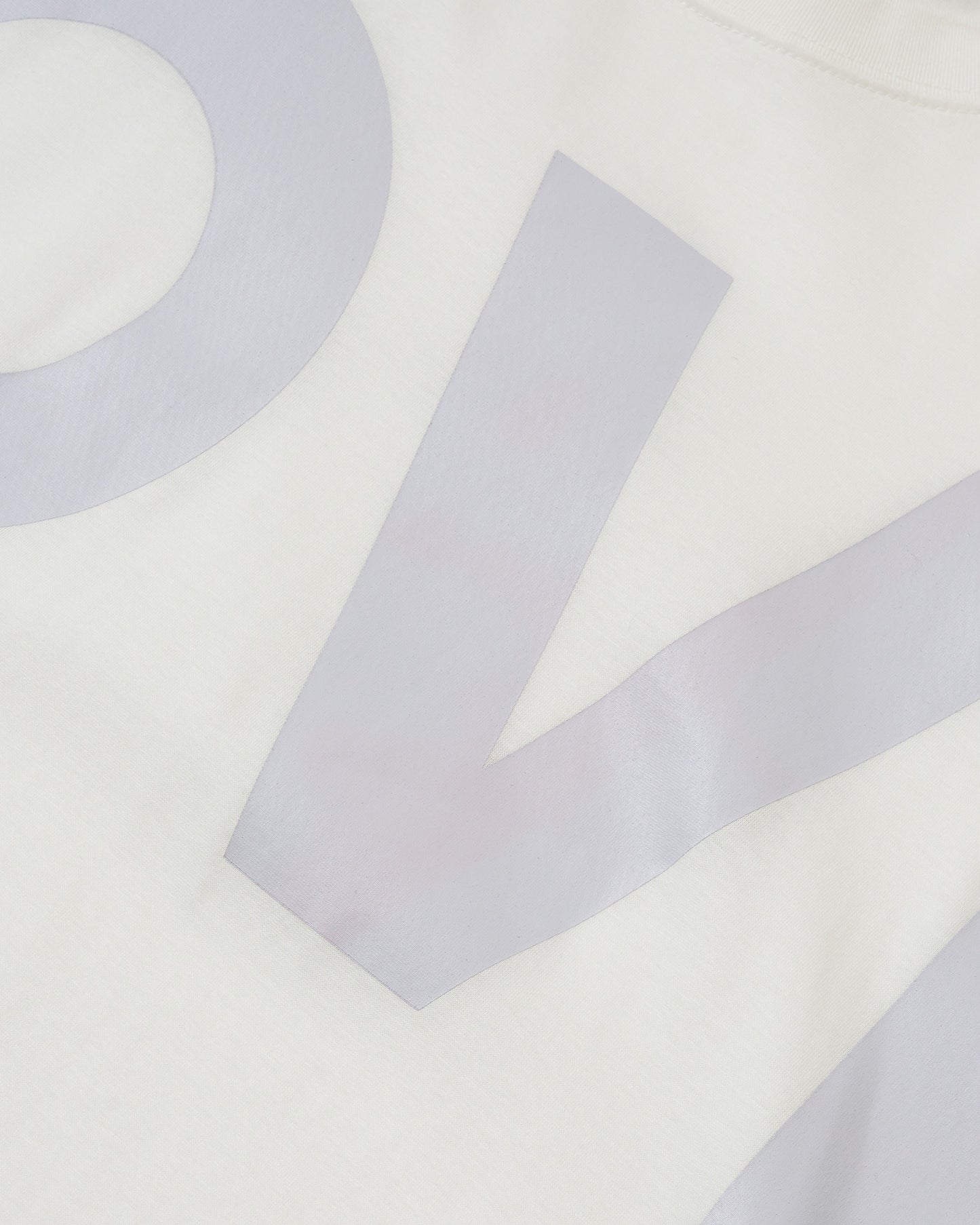OVERSIZED SLOGAN TEE (BIGLOVE) WHITE