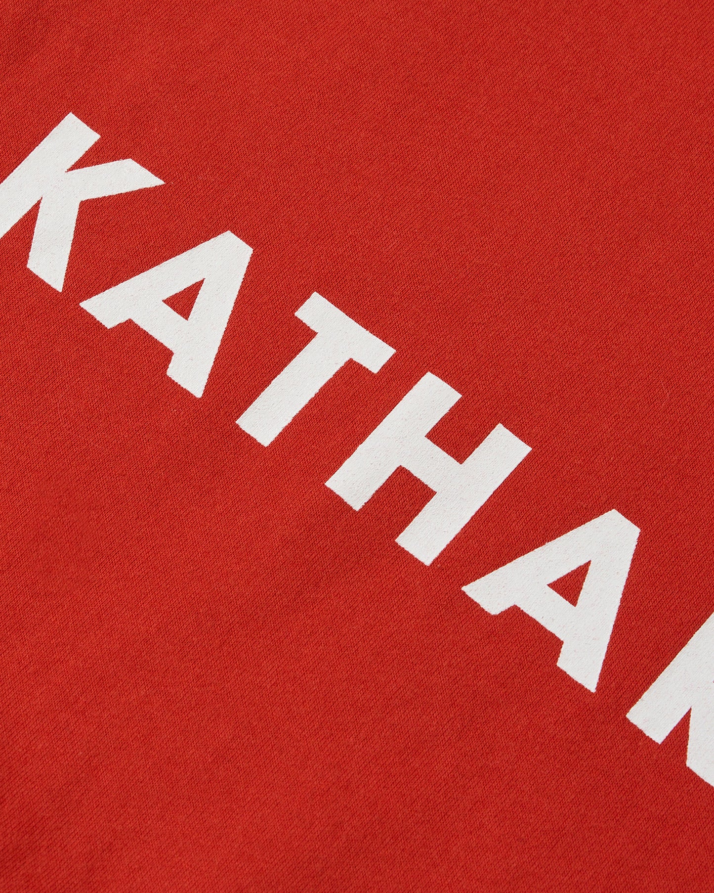 OVERSIZED LOGO TEE RED