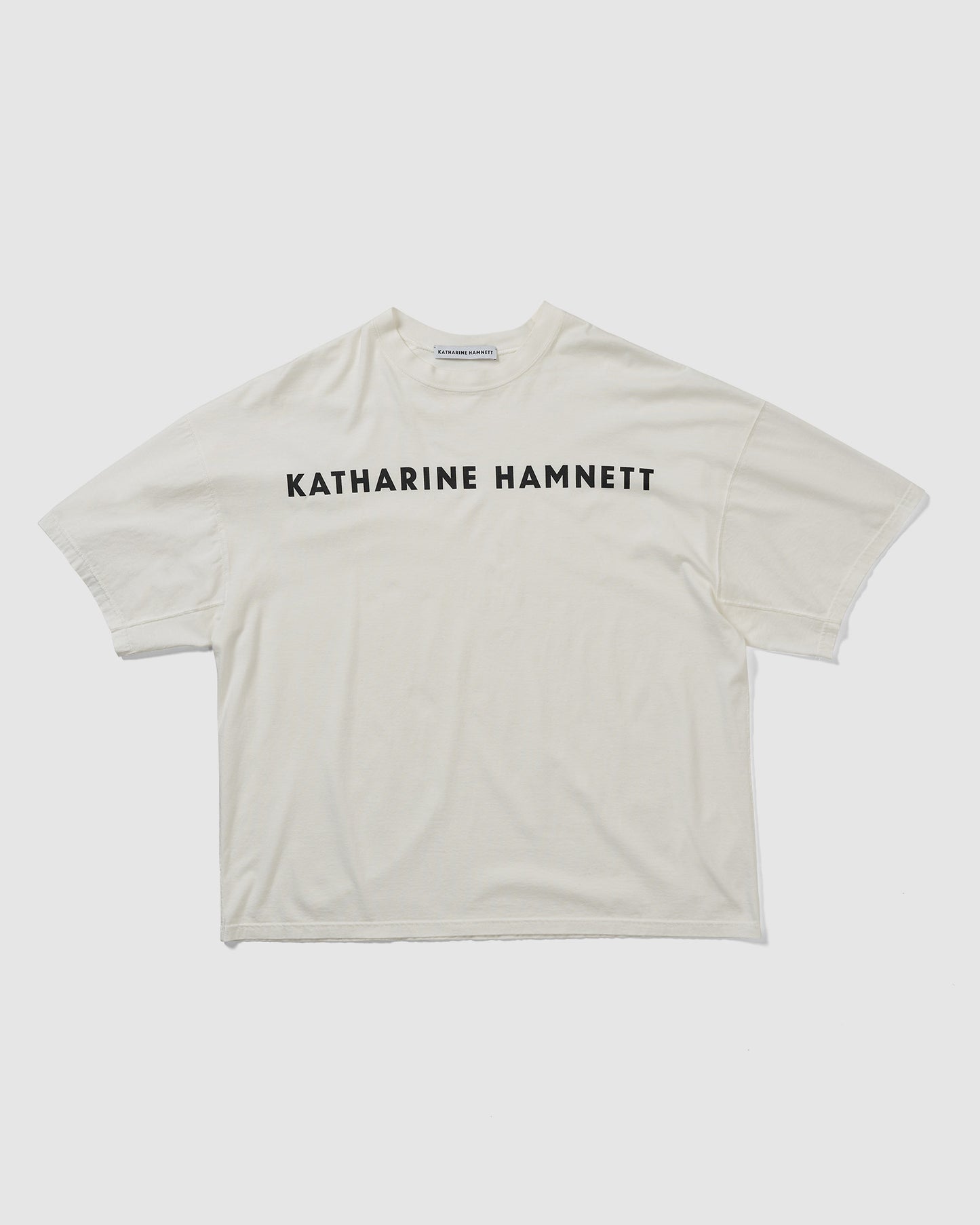 OVERSIZED LOGO TEE WHITE