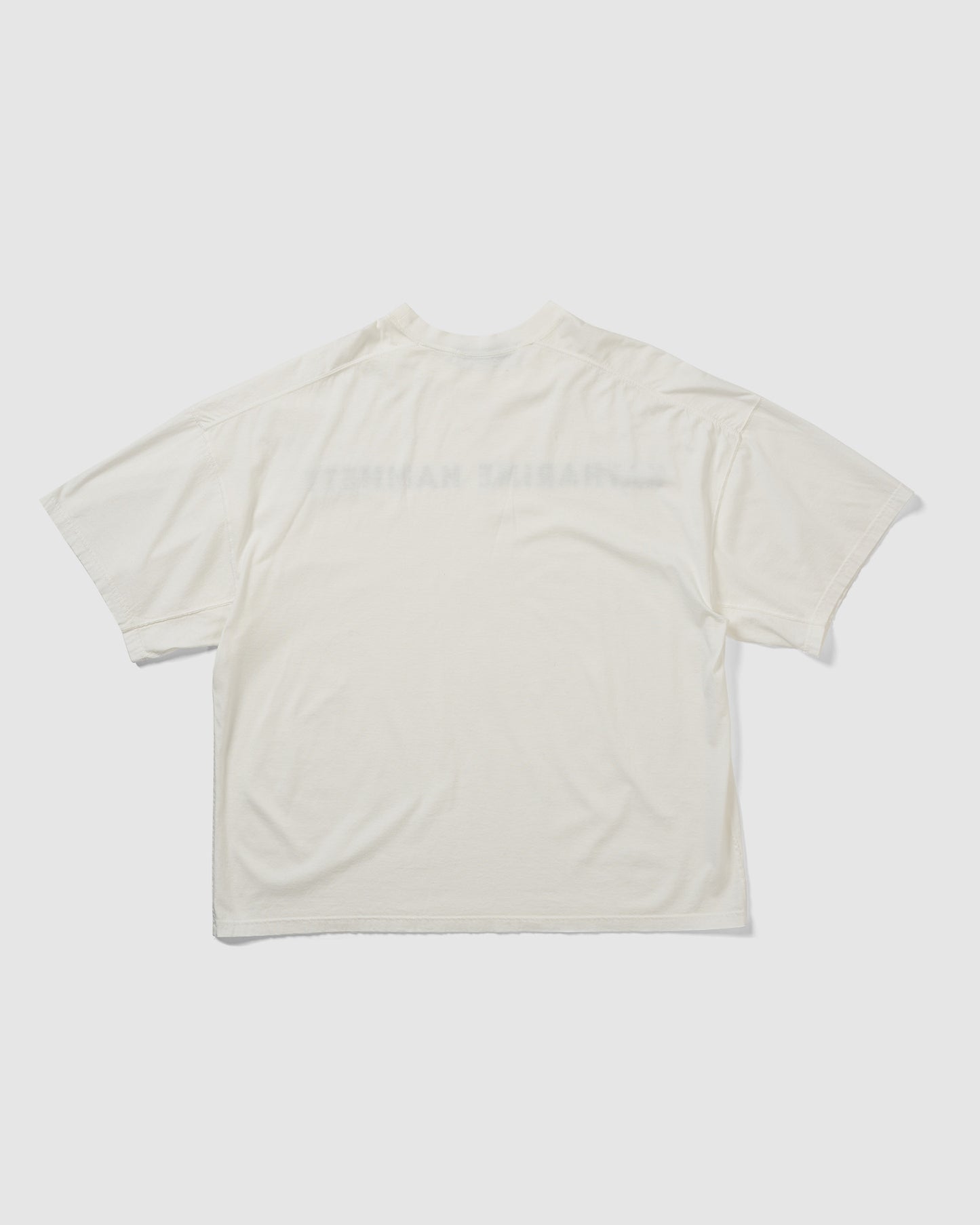 OVERSIZED LOGO TEE WHITE
