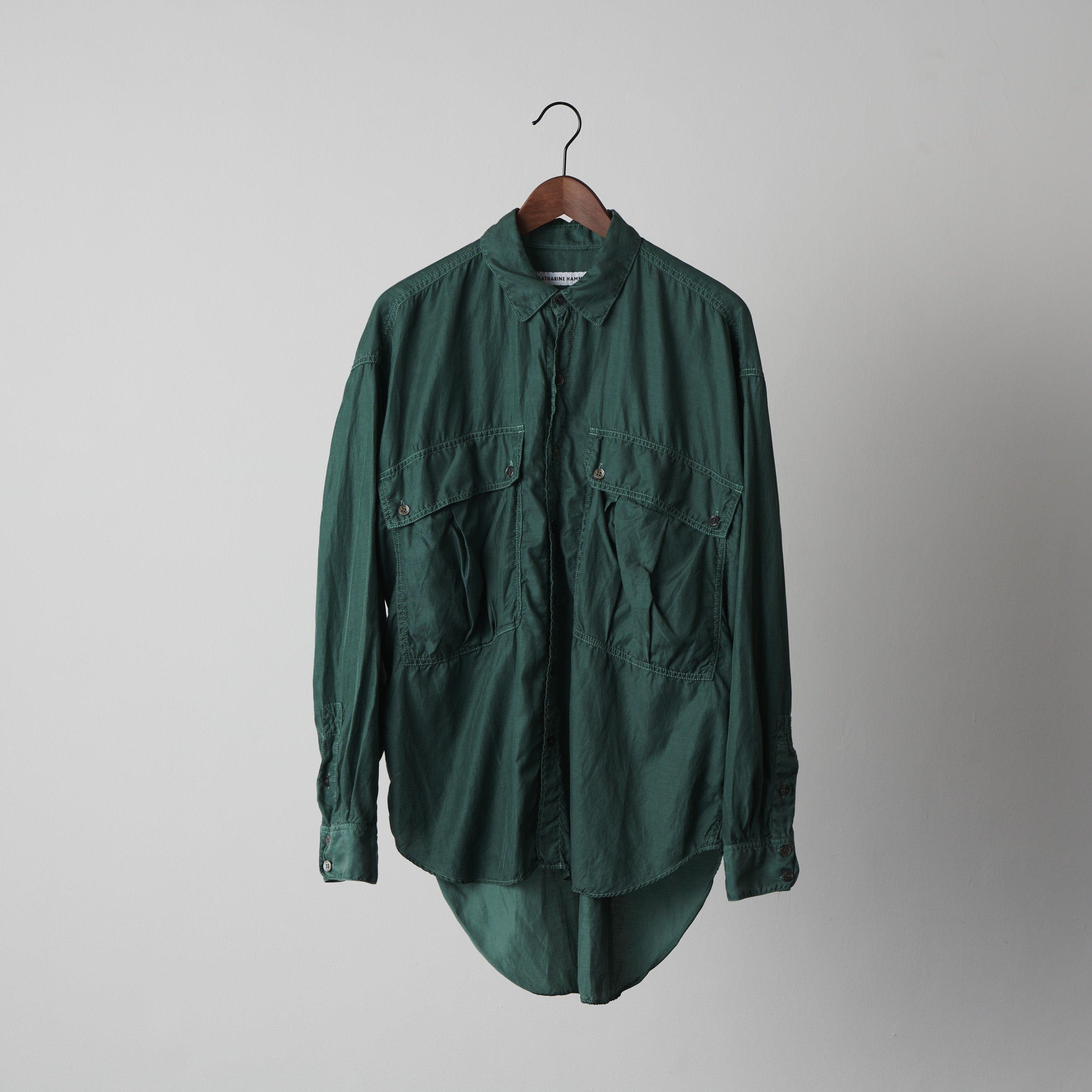 商品は状態確認 KATHARINE HAMNETT LONGTAIL WORK SHIRT - トップス